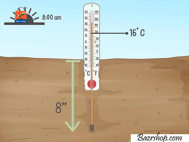 اندازه گیری دمای خاک