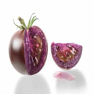 گوجه فرنگی غول پیکر بنفش درختی برش خورده