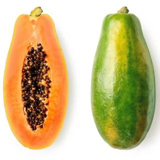 بذر پاپایا گلابی نیمه