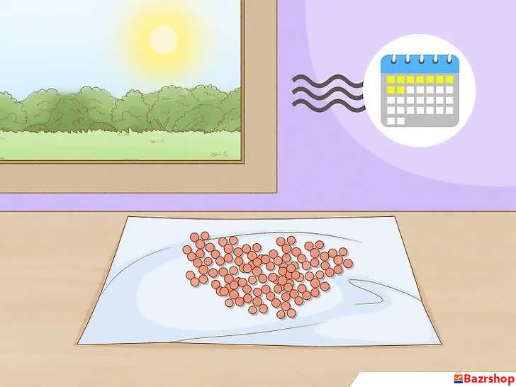 خشک کردن فلفل سیاه