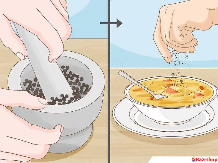 استفاده از فلفل سیاه