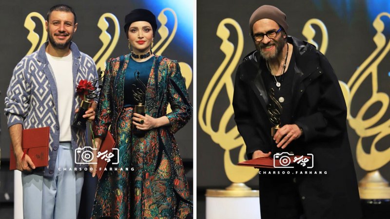 تیپ و استایل جذاب هنرمندان و بازیگران در جشن حافظ + تصاویر