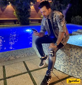 نگاهی به چیدمان خونه مجردی شیک و ایرانی پسند «مجید واشقانی»/ از استخر و مبلمان مدرن تا دکوری‌های هنری و کتابخانه پر از کتاب