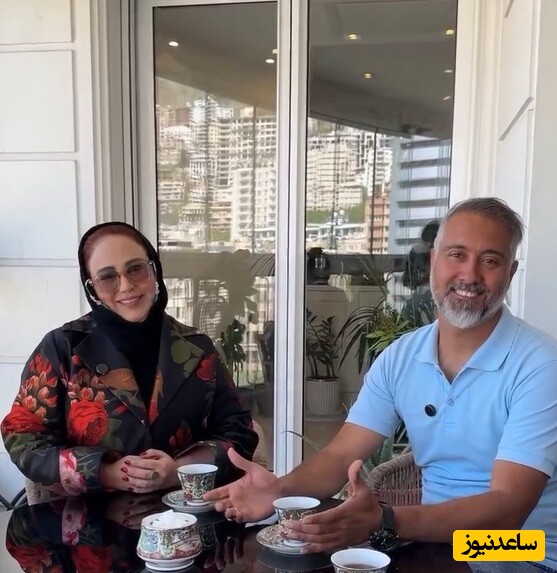 نگاهی به چیدمان منزل شاهانه و مجلل بهنوش بختیاری و همسرش/ از مبلمان سلطنتی و لوستر برنجی اعیانی تا چشم‌انداز زیبا از بالکن شیشه‌ای