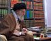 چیدمان دفترکار رهبر معظم انقلاب زیر ذره بین؛ قفسه فلزی سفید، مبلمان چوبی قدیمی و تابلوهای مذهبی خوش خط و زیبا/ ساده و بدون ذره‌ای تجملات+عکس